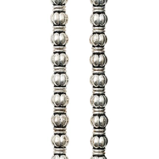 Sterling Silver Plated Beads, 6mm by Bead Landing™